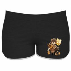 Женские шорты Zhongli with baloon - PrintSalon