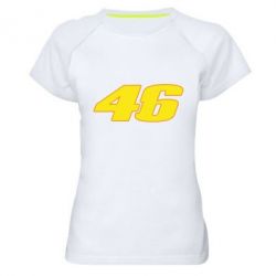 Жіноча футболка для спорту 46 Valentino Rossi - PrintSalon