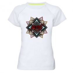 Жіноча футболка для спорту AC/DC Art Logo - PrintSalon