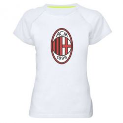 Жіноча футболка для спорту AC Milan - PrintSalon