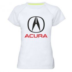 Женская футболка для спорта Acura - PrintSalon