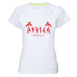Жіноча футболка для спорту Africa Club - PrintSalon