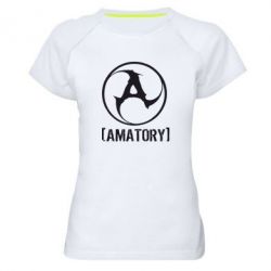 Женская футболка для спорта Amatory - PrintSalon