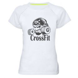 Женская футболка для спорта Angry CrossFit - PrintSalon