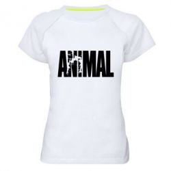 Жіноча футболка для спорту Animal Powerlifting - PrintSalon