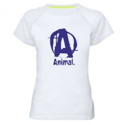 Женская футболка для спорта Animal - PrintSalon
