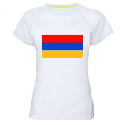 Женская футболка для спорта Армения - PrintSalon