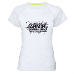 Женская футболка для спорта Armin Van Buuren - PrintSalon