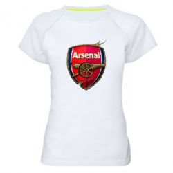 Жіноча футболка для спорту Arsenal Art Logo - PrintSalon