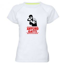 Женская футболка для спорта Arturo Gatti - PrintSalon