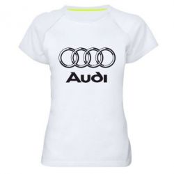 Жіноча футболка для спорту Audi Великий - PrintSalon
