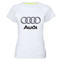 Жіноча футболка для спорту Audi Малого - PrintSalon