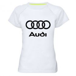 Женская футболка для спорта Audi - PrintSalon