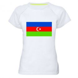 Женская футболка для спорта Азербайджан - PrintSalon