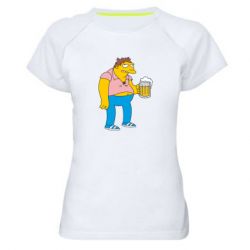 Женская футболка для спорта Барни Гамбл - PrintSalon