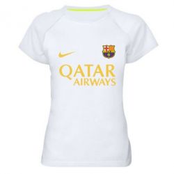 Женская футболка для спорта Барселона - PrintSalon