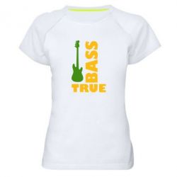 Жіноча футболка для спорту Бас-True - PrintSalon