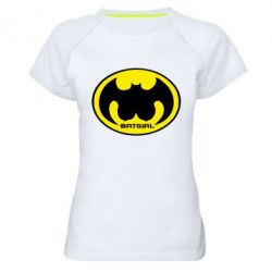 Женская футболка для спорта Bat Girl - PrintSalon