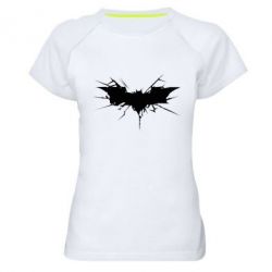 Женская футболка для спорта Batman cracks - PrintSalon