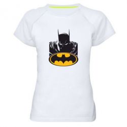 Женская футболка для спорта Batman face - PrintSalon