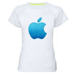 Женская футболка для спорта Blue Apple - PrintSalon