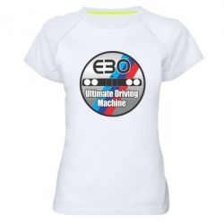 Жіноча футболка для спорту BMW E30 Ultimate Driving Machine - PrintSalon