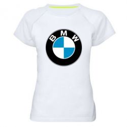 Женская футболка для спорта BMW Small - PrintSalon