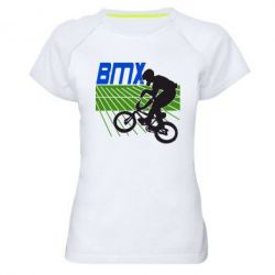 Женская футболка для спорта BMX Sport - PrintSalon