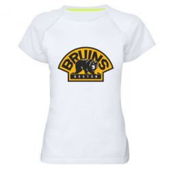 Женская футболка для спорта Boston Bruins - PrintSalon