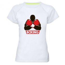 Жіноча футболка для спорту Box Fighter - PrintSalon