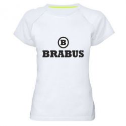 Женская футболка для спорта Brabus - PrintSalon