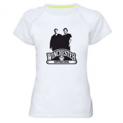 Женская футболка для спорта Братья Винчестеры сериал - PrintSalon