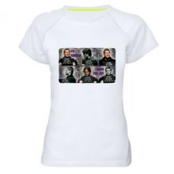 Жіноча футболка для спорту Брати Вінчестери у поліції - PrintSalon