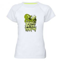 Женская футболка для спорта Bring me the horizon - PrintSalon