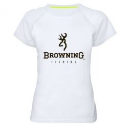 Жіноча футболка для спорту Browning - PrintSalon