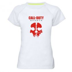Жіноча футболка для спорту Call of Duty Ghosts - PrintSalon