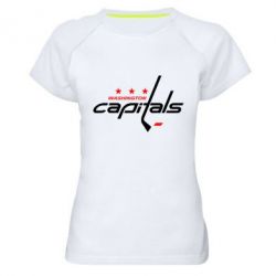 Женская футболка для спорта Capitals - PrintSalon