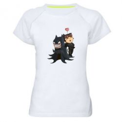 Женская футболка для спорта Catwoman and Angry Batman - PrintSalon