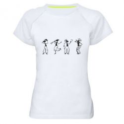 Жіноча футболка для спорту Чоловічки 2 - PrintSalon