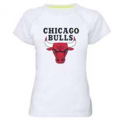 Женская футболка для спорта Chicago Bulls Classic - PrintSalon