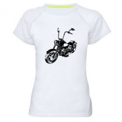 Женская футболка для спорта Чопер - PrintSalon