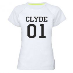 Женская футболка для спорта Clyde 01 - PrintSalon