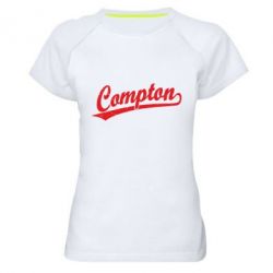Жіноча футболка для спорту Compton Vintage