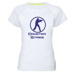 Женская футболка для спорта Counter Strike - PrintSalon