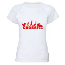 Женская футболка для спорта Crossfit - PrintSalon