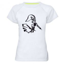 Женская футболка для спорта Дарт Вейдер караоке - PrintSalon