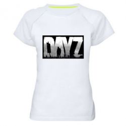 Женская футболка для спорта Dayz logo - PrintSalon
