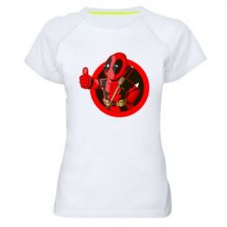 Женская футболка для спорта Deadpool Fallout Boy - PrintSalon