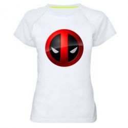 Жіноча футболка для спорту Deadpool Logo - PrintSalon