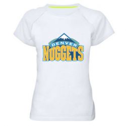 Женская футболка для спорта Denver Nuggets - PrintSalon